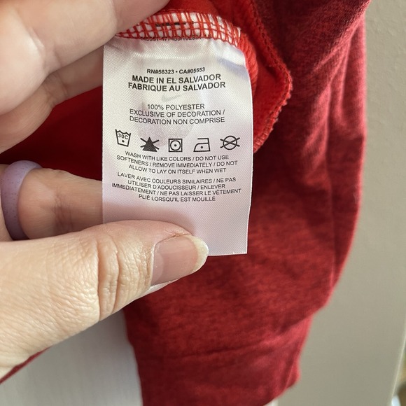 Nike Men's Therma-FIT Pullover Fitness Hoodie Red Heather DQ4834-677 Sz S - Picture 8 of 9